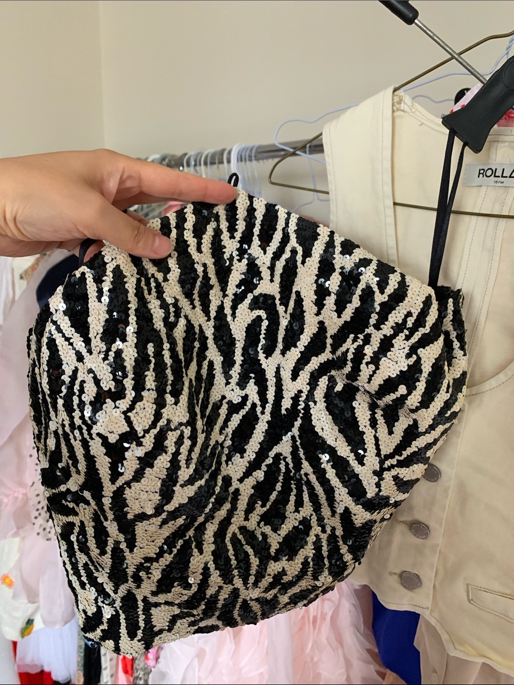NWOT Sequin Top